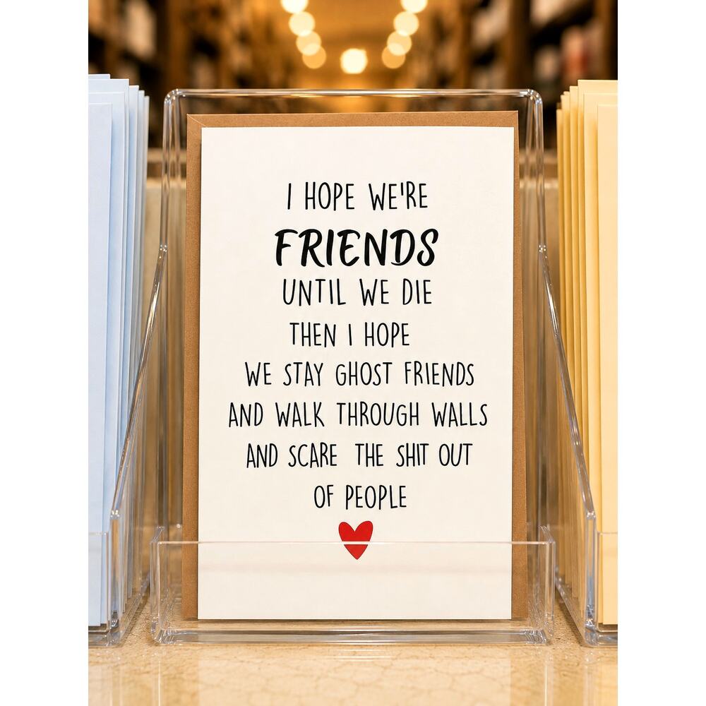Birthday, Adult, Friendship Day Card - 4" x 6"